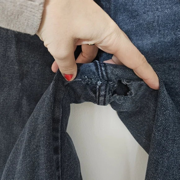 80's Fancy Ass Jeans with chap style paneling. - Picture 10 of 11